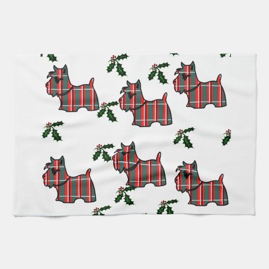 LINGE DE CUISINE TERRIER ÉCOSSAIS (Horizontal)