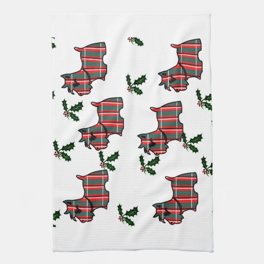 LINGE DE CUISINE TERRIER ÉCOSSAIS (Vertical)