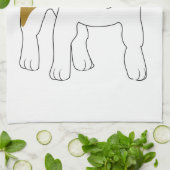 Linge De Cuisine Terrier Jack Russell (Plié)