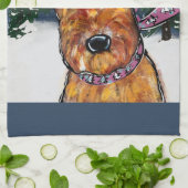 Linge De Cuisine Terriers Airedale (Plié)