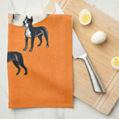 Linge De Cuisine terriers de Boston (Quart Plié)
