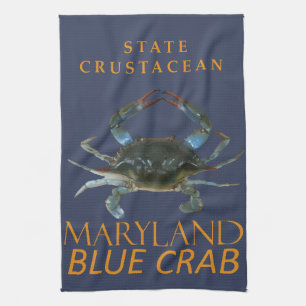 Linge De Cuisine Territoire du Maryland Crustacé Callinectes sapidu