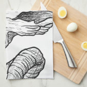 Linge De Cuisine Tête animale mauvaise de sacrifice de crâne de (Quart Plié)