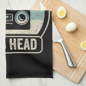 Linge De Cuisine Tête radio Vintage (Quart Plié)