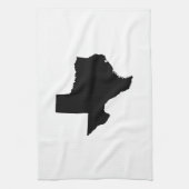 Linge De Cuisine Texas à Black and White (Vertical)