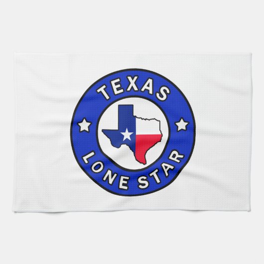 Linge De Cuisine Texas Lone Star (Horizontal)