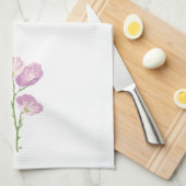 Linge De Cuisine Texas Wild Flower Buttercup, rose, fleur lavande (Quart Plié)