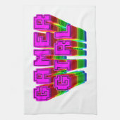 Linge De Cuisine Texte de la fille du joueur (Vertical)