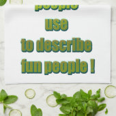 Linge De Cuisine Texte drôle non mûr (Plié)