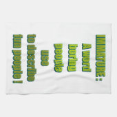 Linge De Cuisine Texte drôle non mûr (Horizontal)