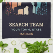 Linge De Cuisine Texte personnalisé (Plié)