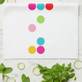 Linge De Cuisine Texte sans visibilité braille de lettres (Plié)