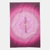 Linge De Cuisine Texture abstraite de rose de vitrage de cercle (Vertical)