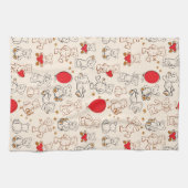 Linge De Cuisine Texture avec le nounours (Horizontal)
