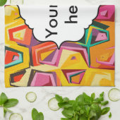 Linge De Cuisine Texture colorée de trous (Plié)