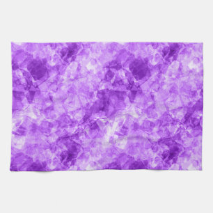 Linge De Cuisine Texture crumplée violette