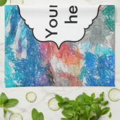 Linge De Cuisine Texture de crayons (Plié)