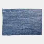 Linge De Cuisine Texture de Jeans en tissu bleu Denim (Horizontal)
