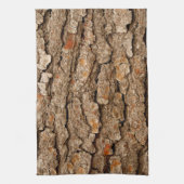 Linge De Cuisine Texture de l'écorce de pin (Vertical)