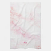 Linge De Cuisine Texture de marbre rose doux (Vertical)