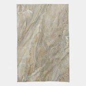 Linge De Cuisine texture de pierre Brown (Vertical)