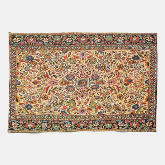 Linge De Cuisine Texture de tapis persan turc d'origine orientale (Horizontal)
