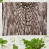 Linge De Cuisine Texture du grain de bois (Plié)