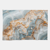 Linge De Cuisine Texture élégante en marbre (Horizontal)