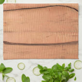 Linge De Cuisine Texture en bois (Plié)