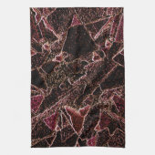 Linge De Cuisine Texture en roche brune sculptée (Vertical)