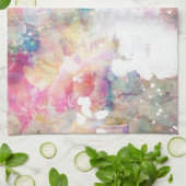 Linge De Cuisine Texture grunge abstraite avec la peinture 2 (Plié)