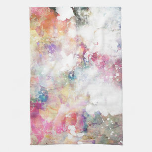 Linge De Cuisine Texture grunge abstraite avec la peinture 2