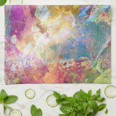 Linge De Cuisine Texture grunge abstraite avec la peinture 3 (Plié)