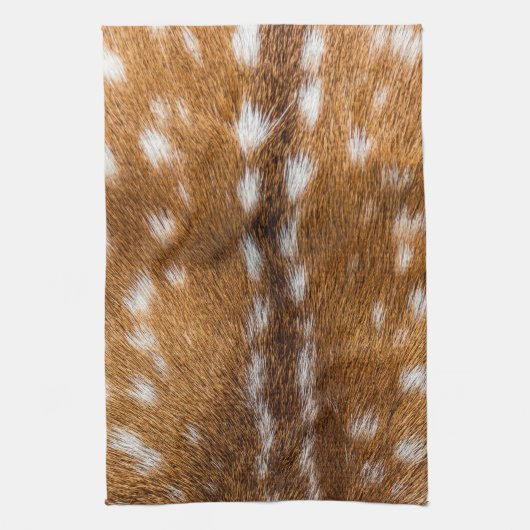 Linge De Cuisine Texture repérée de fourrure de cerfs communs (Vertical)