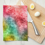 Linge De Cuisine Texture tropicale abîmée (Quart Plié)