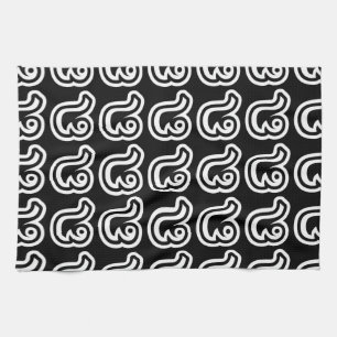 Linge De Cuisine Thaïlande Numéro 8 / Huit / ๘ (Mauvais/Paire) Thaï