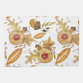 Linge De Cuisine Thanksgiving Acorn Fall Mood Aquarelle (Horizontal)