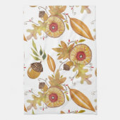Linge De Cuisine Thanksgiving Acorn Fall Mood Aquarelle (Vertical)