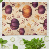 Linge De Cuisine Thanksgiving Citrouille Patch Citrouilles Automne  (Plié)