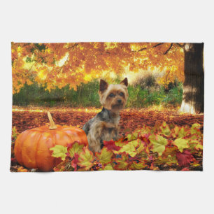 Linge De Cuisine Thanksgiving de chute - Tucker - Yorkie