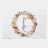 Linge De Cuisine Thanksgiving Fall Thankful Wreath Home Décor (Horizontal)