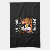 Linge De Cuisine Thanksgiving Funny Unicorn Turkey Day Beer Long Sl (Vertical)