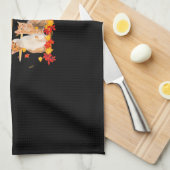 Linge De Cuisine Thanksgiving Maple Cat Heart Shape Tree Leaf (Quart Plié)