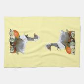 Linge De Cuisine Thanksgiving White Duck Pilgrie (Horizontal)