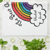 Linge De Cuisine The Best Grandma Granny Ever Rainbow (Plié)