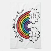 Linge De Cuisine The Best Grandma Granny Ever Rainbow (Vertical)