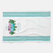 Linge De Cuisine Thé de camping Vintage turquoise (Horizontal)