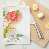 Linge De Cuisine Thé d'herbe préféré de maman (Quart Plié)