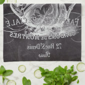 Linge De Cuisine Thé en tableau Alice au Wonderland tea party (Plié)