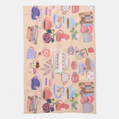 Linge De Cuisine Thé Et Livres (Vertical)